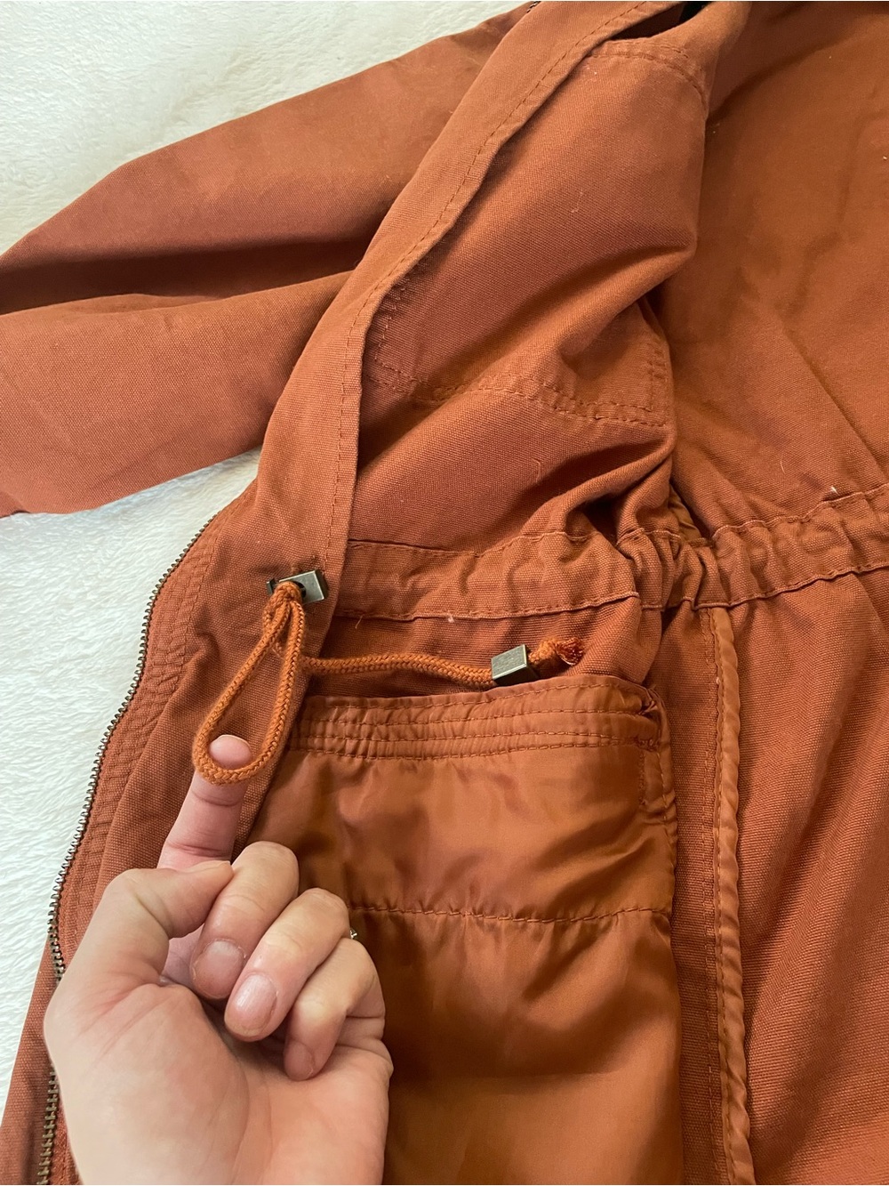 NWT Universal Thread Canvas Utility Hooded Chore Barn Jacket Size M - Picture 6 of 10